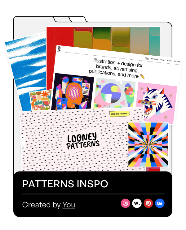 Organize visually - build collections